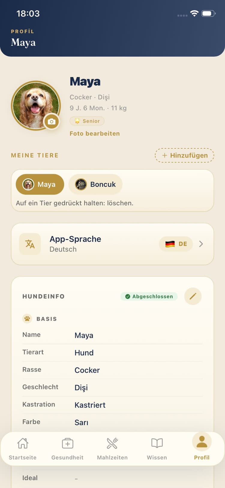 Maya-Pet-App-Screenshot
