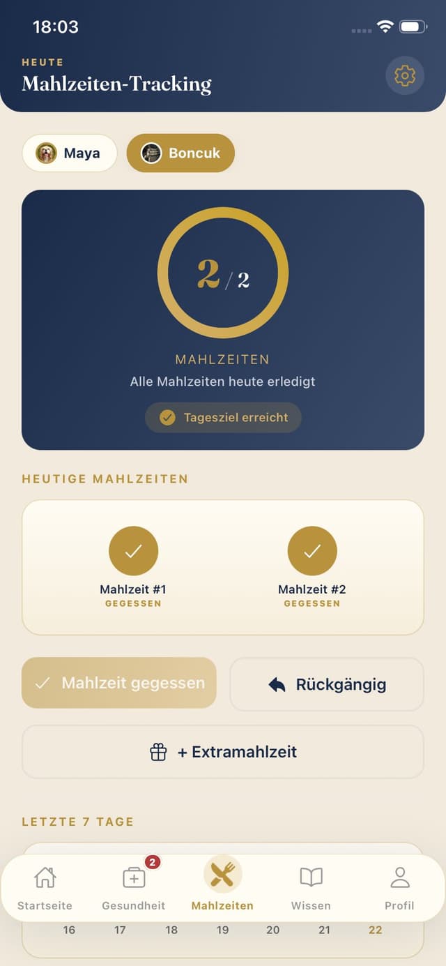 Mahlzeiten